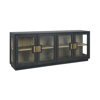 Larson 4Dr Cabinet - Carbon Black