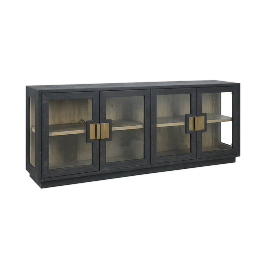 Larson 4Dr Cabinet - Carbon Black