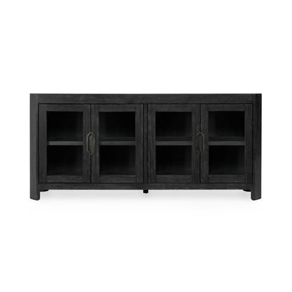 Macarthur 4Dr Cabinet - Aged Black