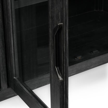 Macarthur 4Dr Cabinet - Aged Black