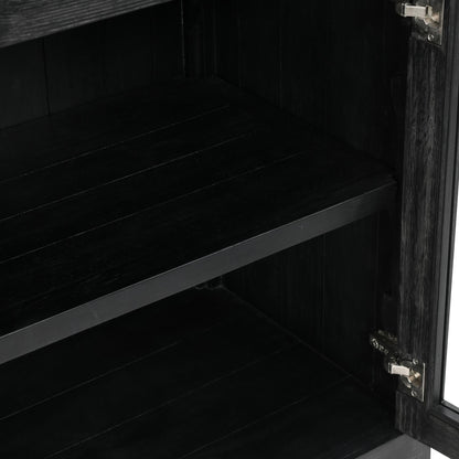 Macarthur 4Dr Cabinet - Aged Black