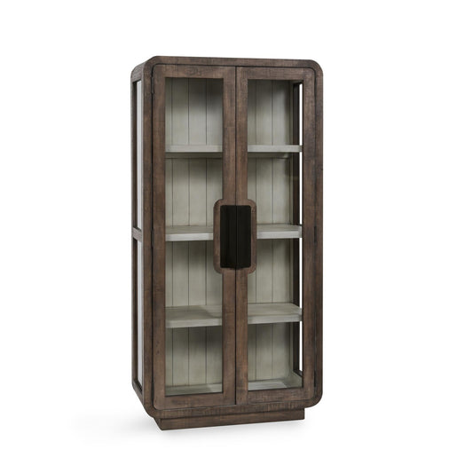 Ollie Display Cabinet Brown