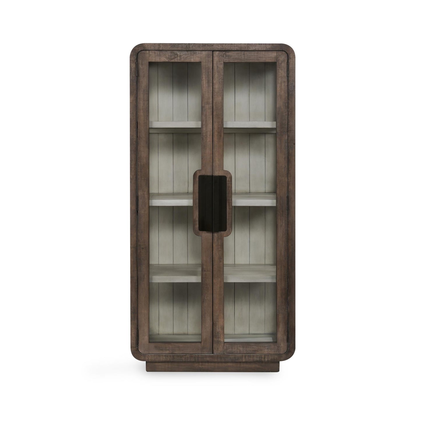 Ollie Display Cabinet Brown