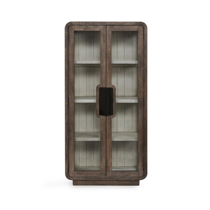Ollie Display Cabinet Brown