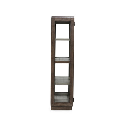 Ollie Display Cabinet Brown