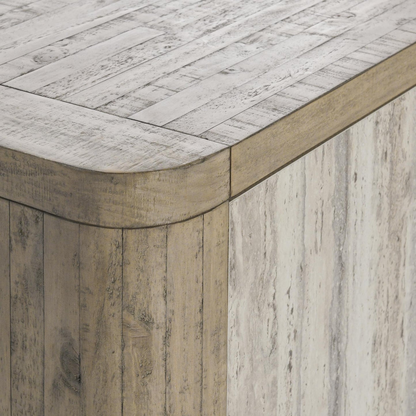 Alpine Reclaimed Pine 2Dr Cabinet Natural