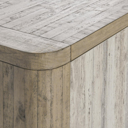 Alpine Reclaimed Pine 2Dr Cabinet Natural
