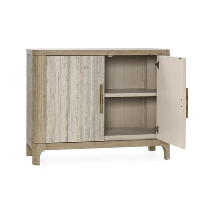 Alpine Reclaimed Pine 2Dr Cabinet Natural