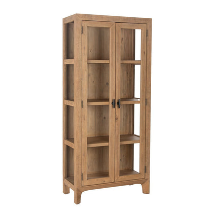 Crest Tall Cabinet - Warm Natural