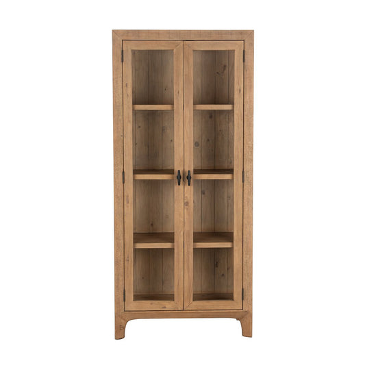 Crest Tall Cabinet - Warm Natural