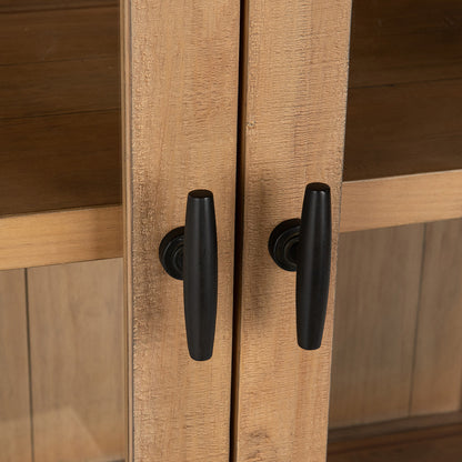 Crest Tall Cabinet - Warm Natural