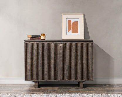 Roya 2Dr Cabinet - Toasted Brown