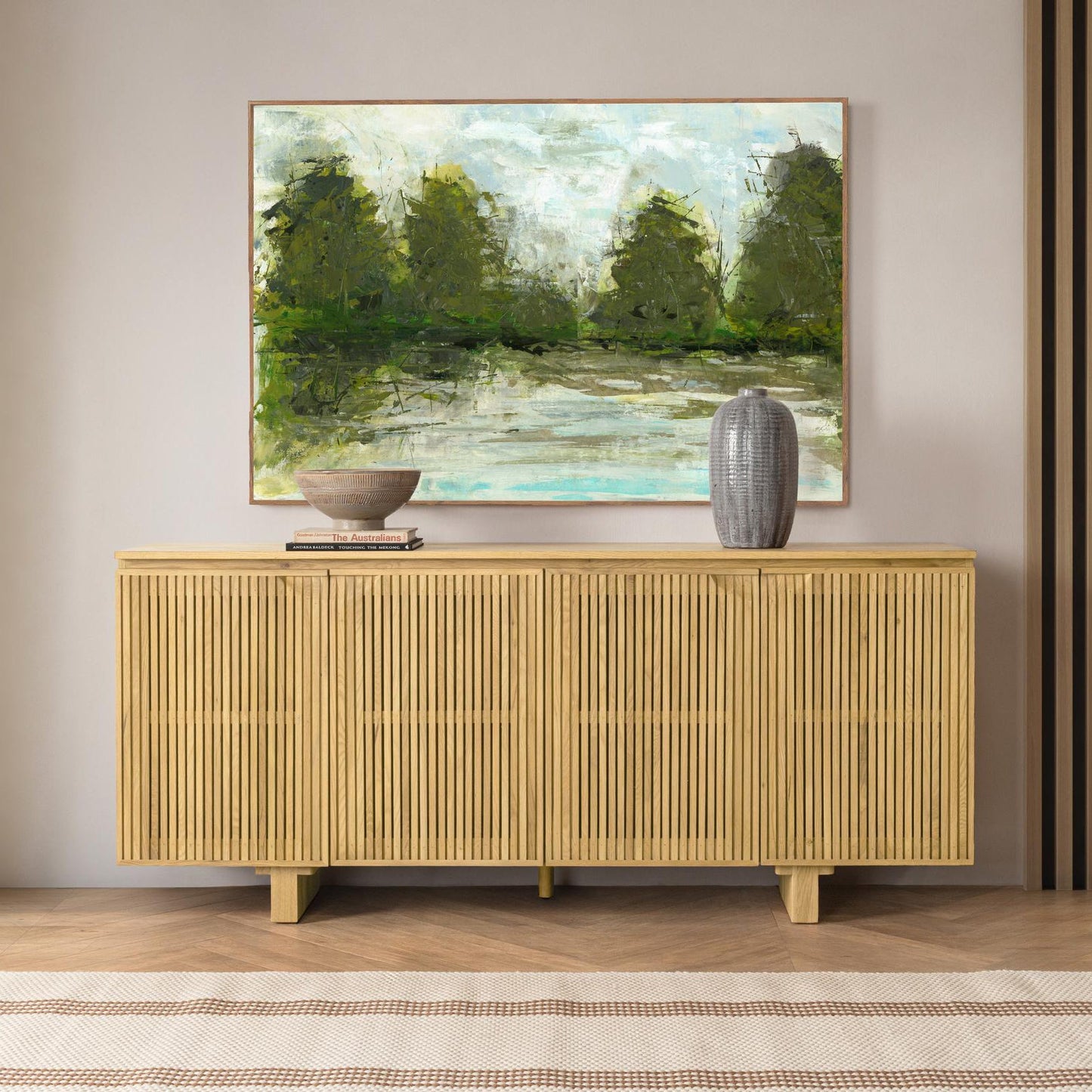 Roya 4Dr Cabinet - Tawny Brown
