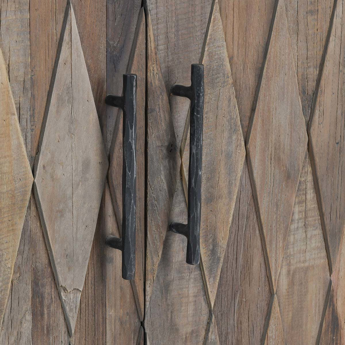 Anton 4Dr Cabinet - Black-Natural