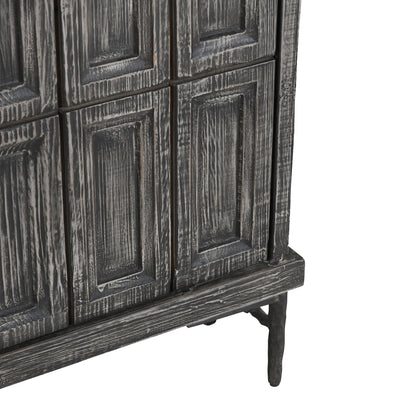 Willmark 6Dr Cabinet - Timeworn Black