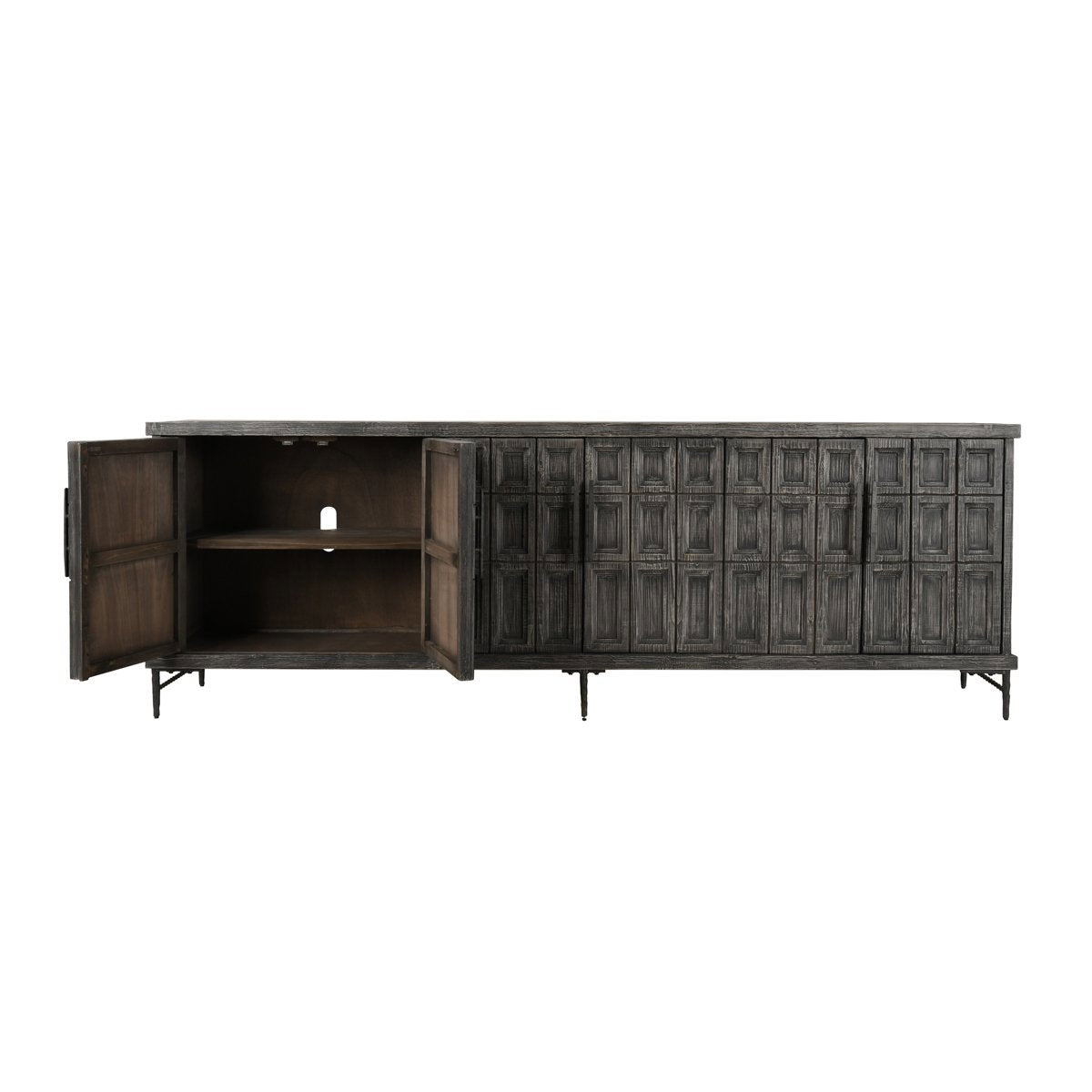 Willmark 6Dr Cabinet - Timeworn Black