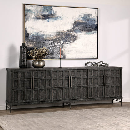 Willmark 6Dr Cabinet - Timeworn Black