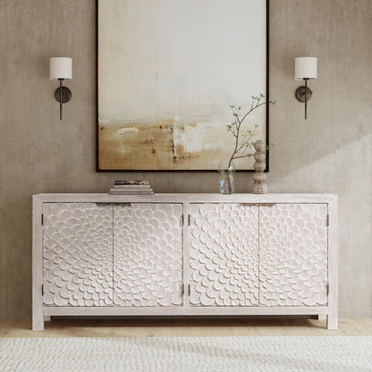Astrid 4Dr Cabinet - Vintage Cream