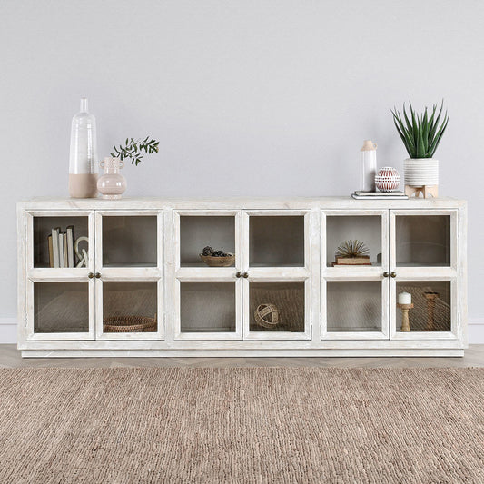 Selma 6Dr Cabinet - Timeworn Cream