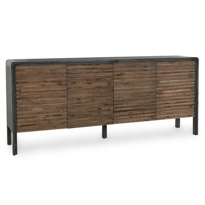 Elodie 4Dr Cabinet - Black-Natural