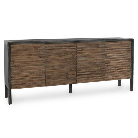 Elodie 4Dr Cabinet - Black-Natural