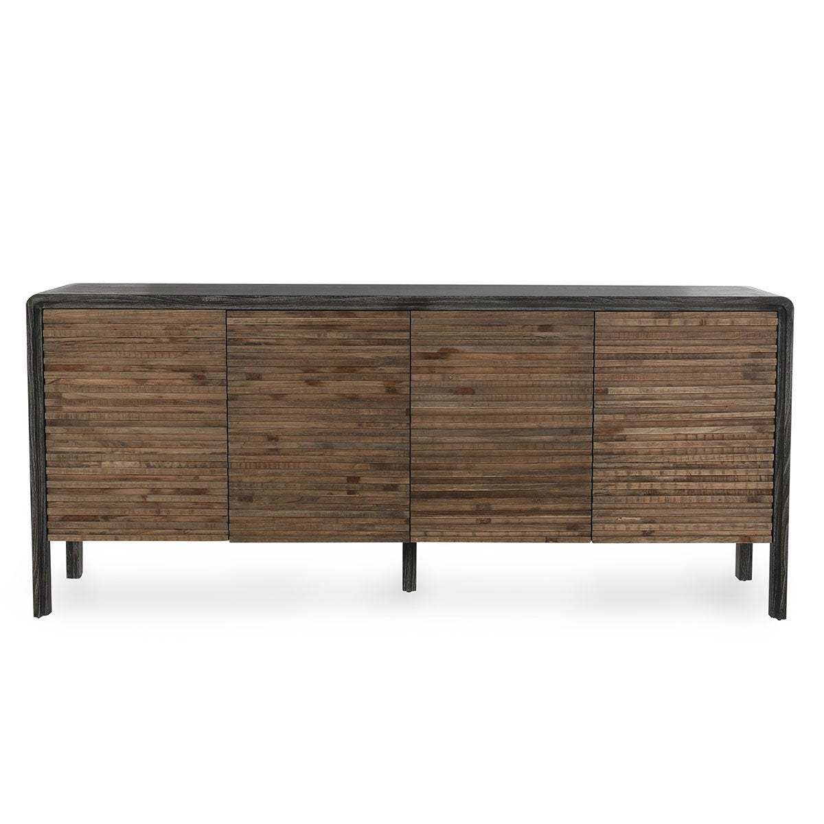 Elodie 4Dr Cabinet - Black-Natural