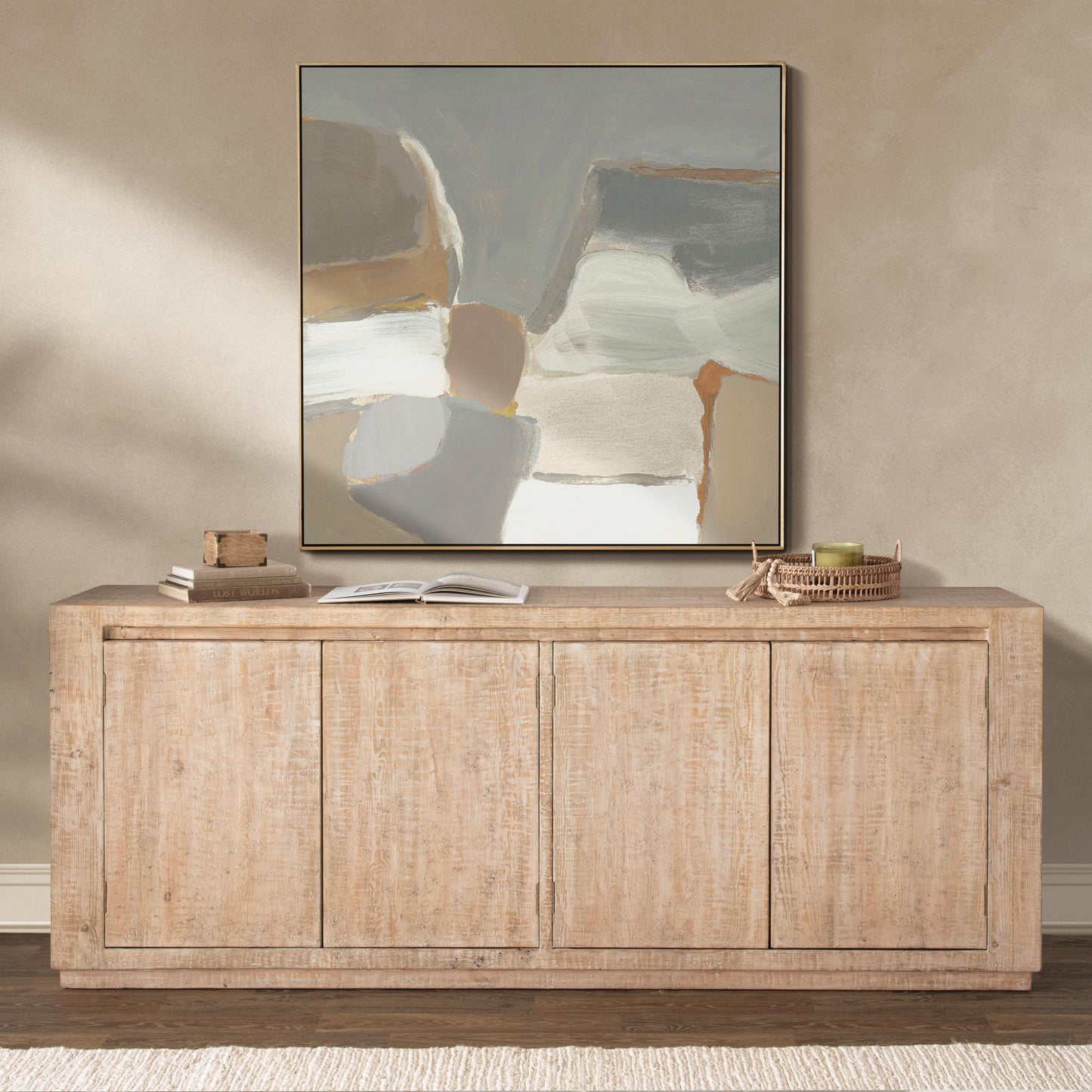 Wolden 4Dr Buffet - Antique Beige