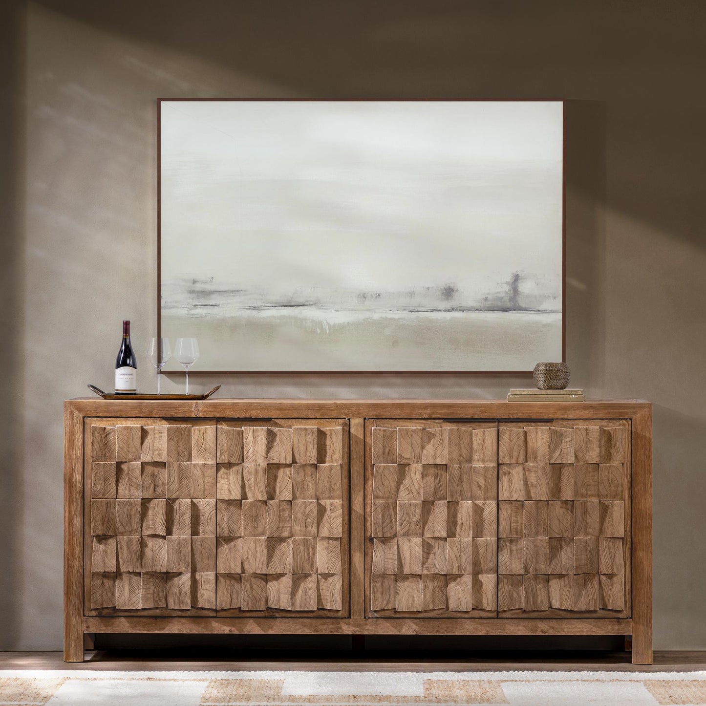 Gama 4 Door Cabinet - Drifted Sand