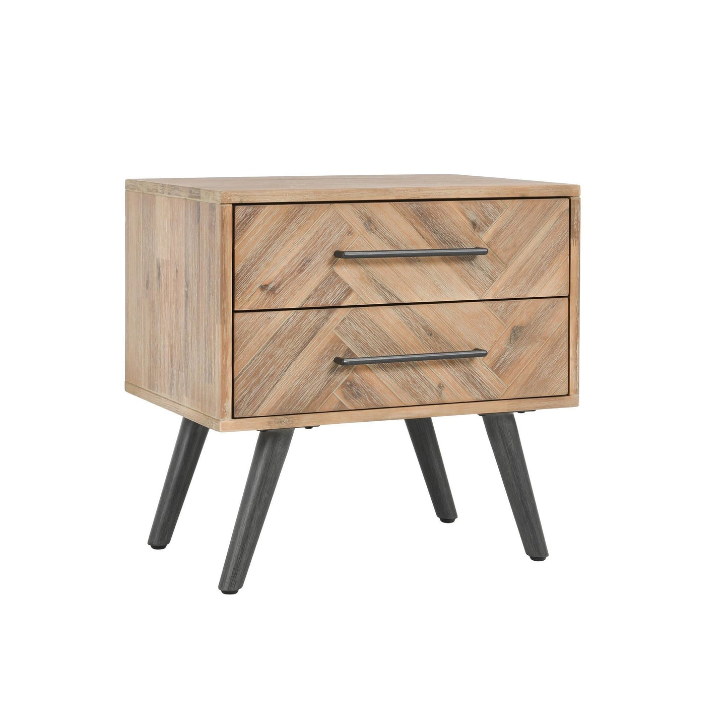 Dexter 2 Drawer Nightstand Multi Natural