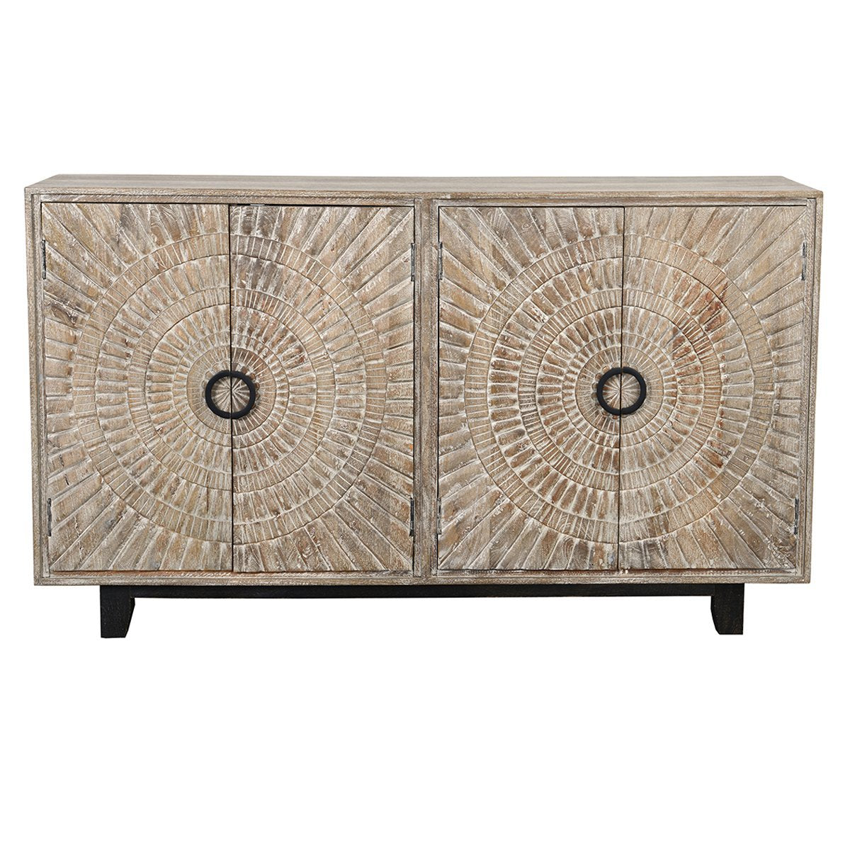 Vivienne 4Dr Cabinet - Distressed Taupe