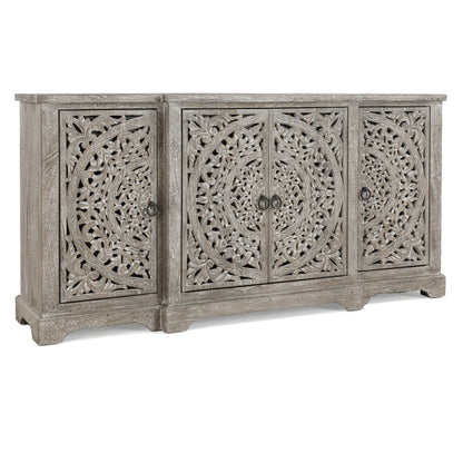 Harmony Breakfront 4Dr Cabinet - Vintage Gray