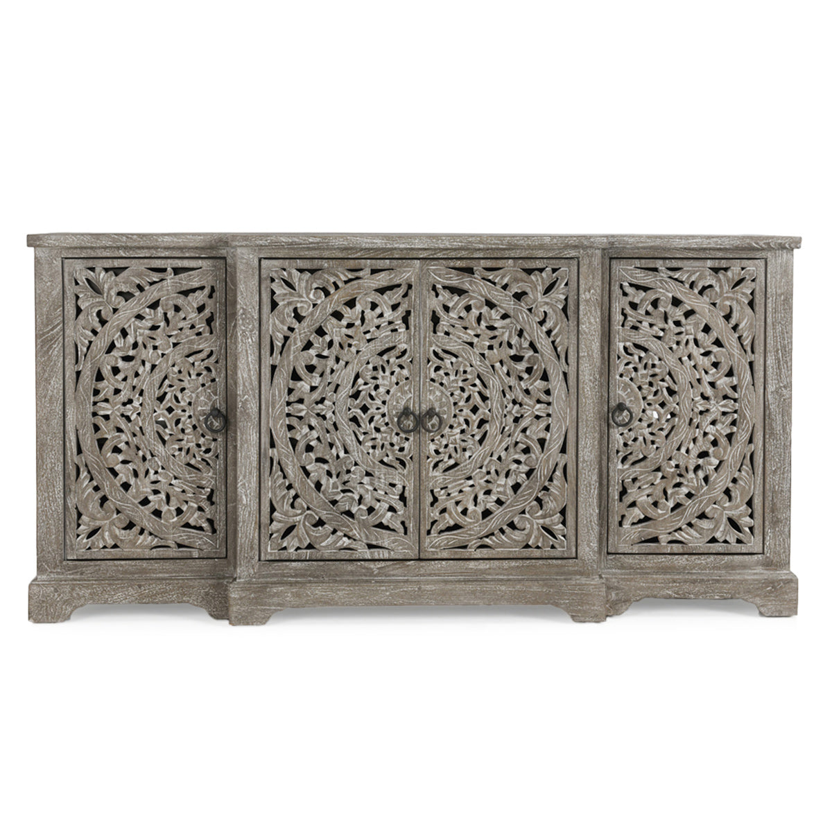 Harmony Breakfront 4Dr Cabinet - Vintage Gray