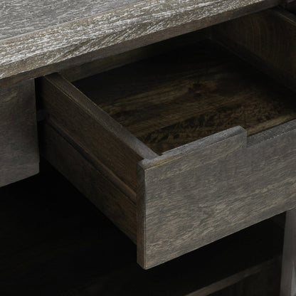 Harmony Breakfront 4Dr Cabinet - Vintage Gray