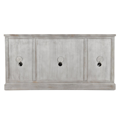 Harmony Breakfront 4Dr Cabinet - Vintage Gray
