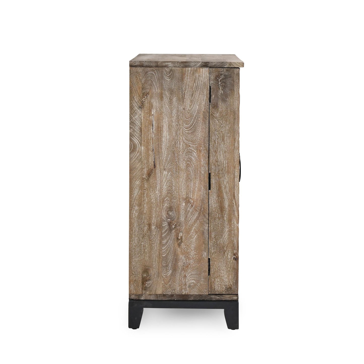 Vivienne Bar Cabinet - Distressed Taupe