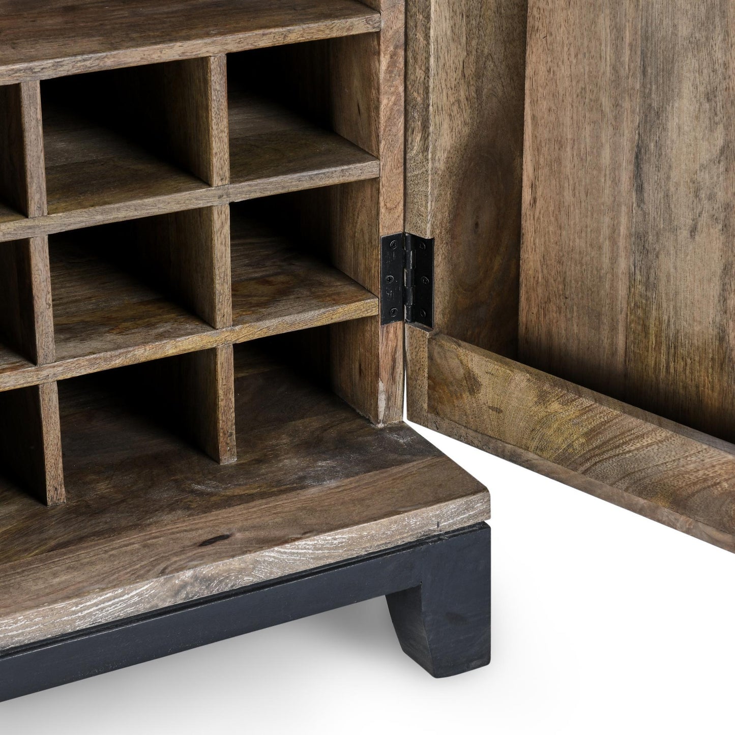 Vivienne Bar Cabinet - Distressed Taupe