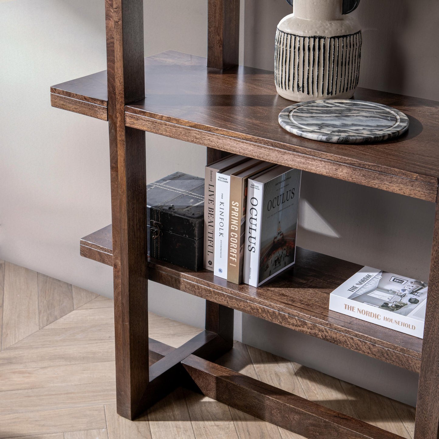 Sydney Bookcase - Bark Brown