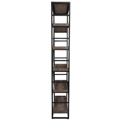 Evan Single Bookshelf - Olive Brown