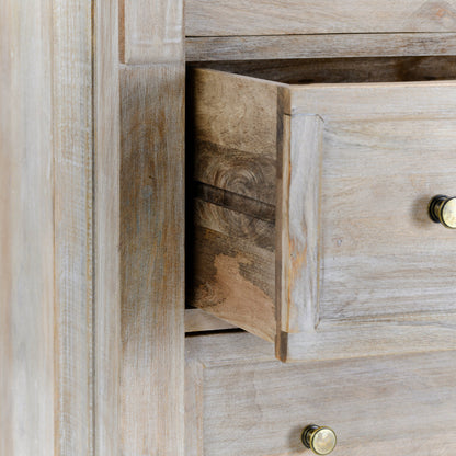 Adelaide 6Dwr Chest - Natural Cream Wash