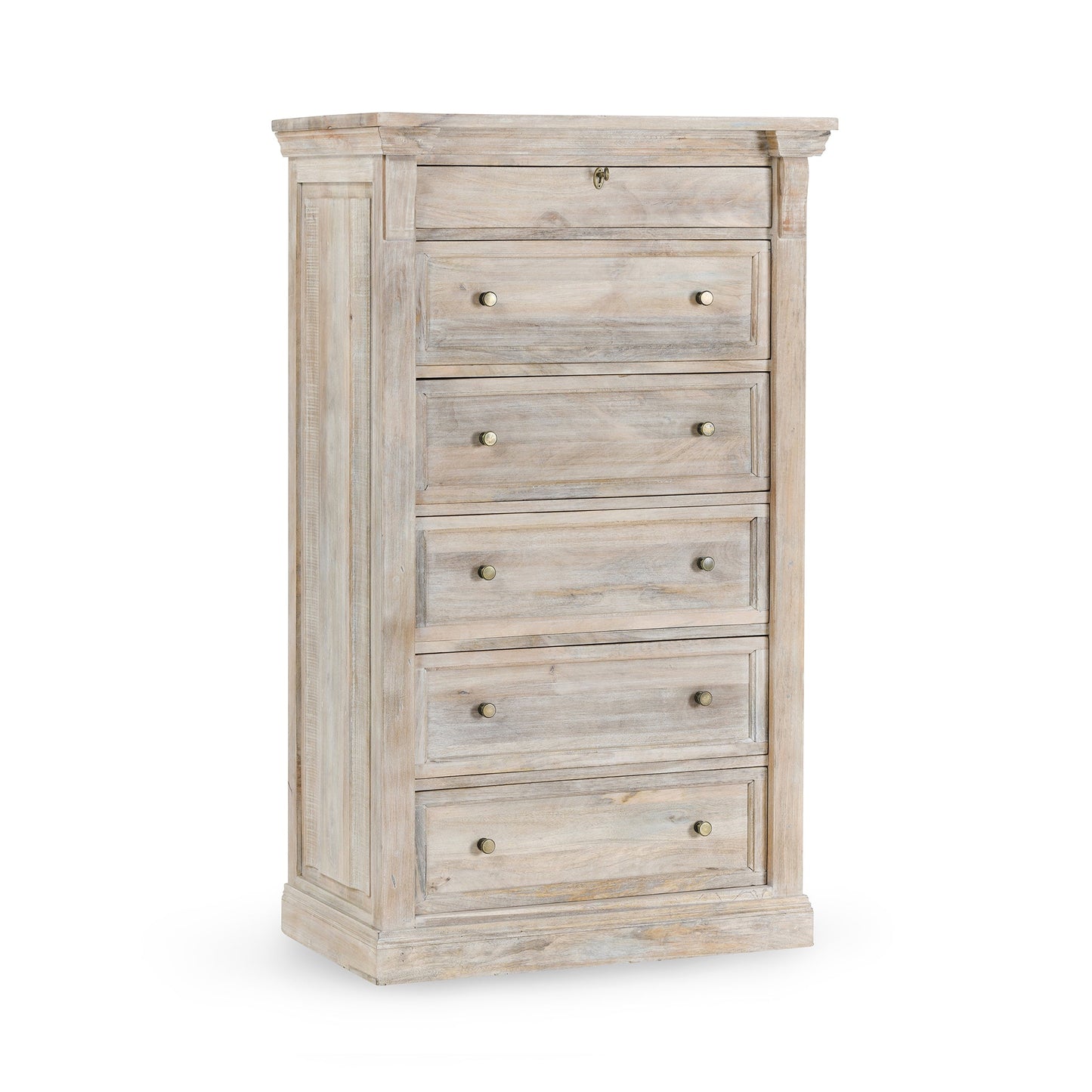 Adelaide 6Dwr Chest - Natural Cream Wash