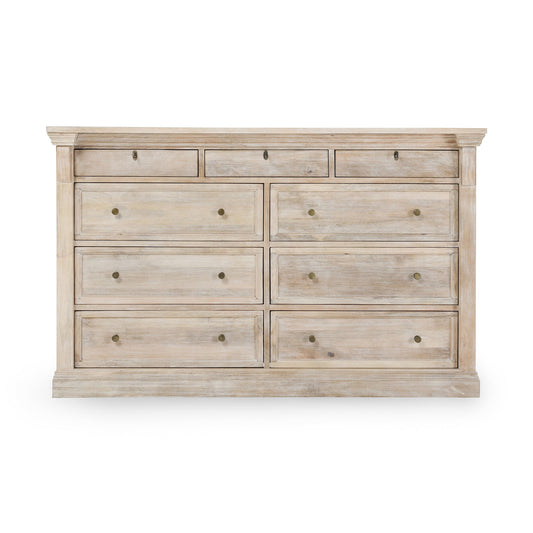 Adelaide 9Dwr Dresser - Natural Cream Wash