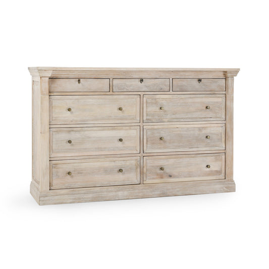 Adelaide 9Dwr Dresser - Natural Cream Wash