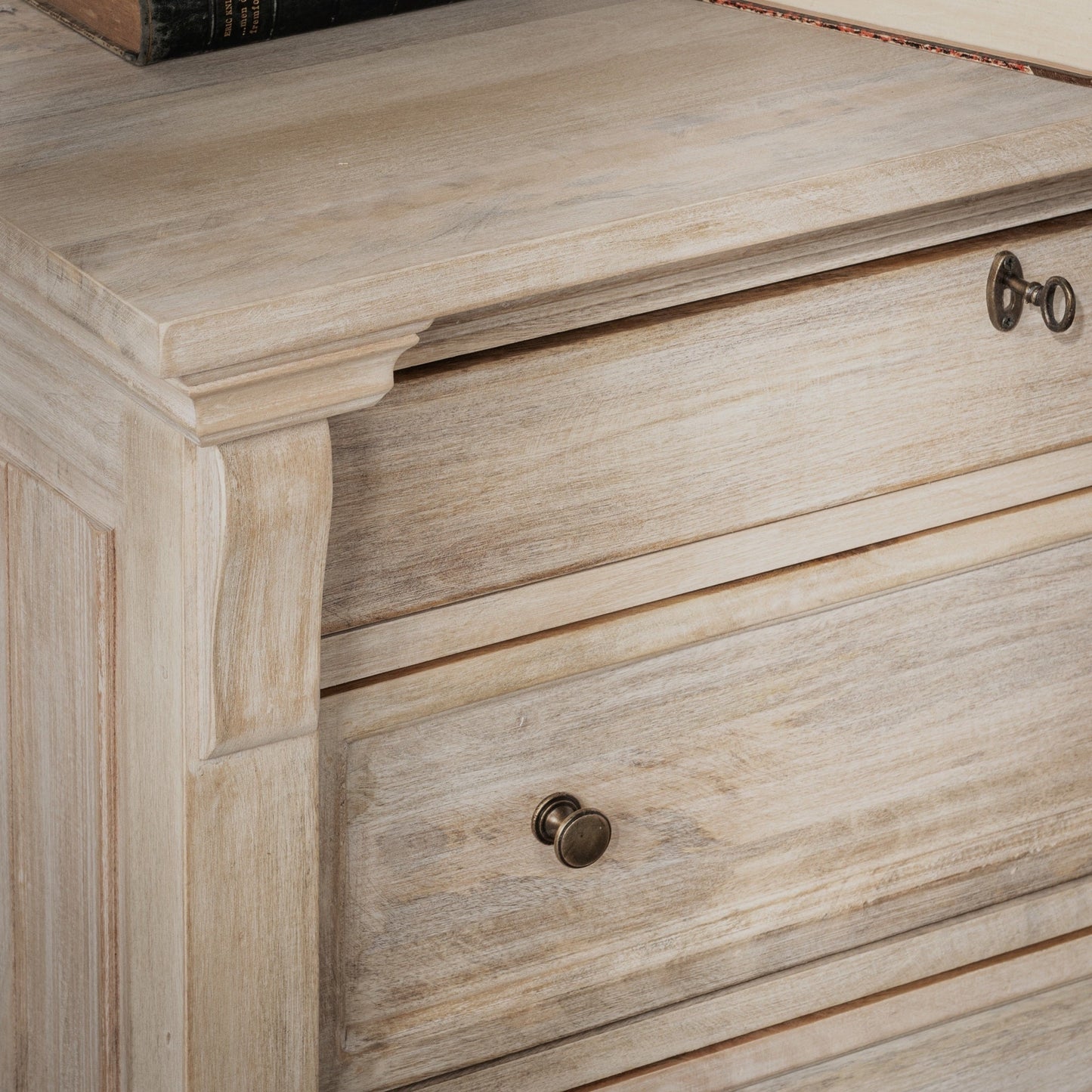 Adelaide 3Dwr Nightstand - Natural Cream Wash