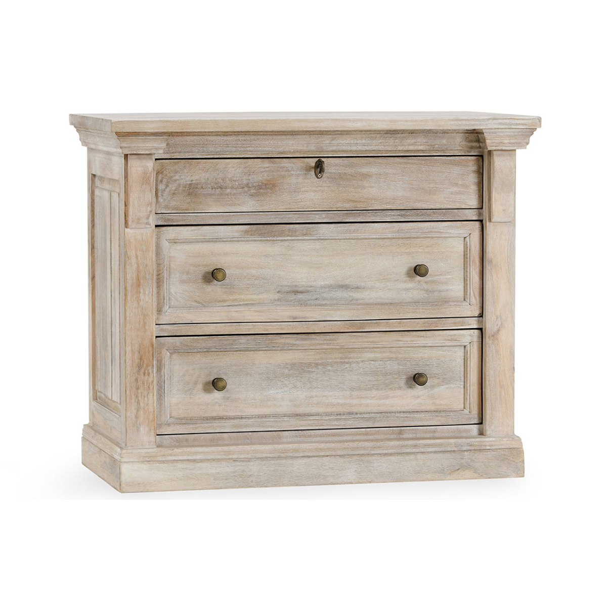 Adelaide 3Dwr Nightstand - Natural Cream Wash