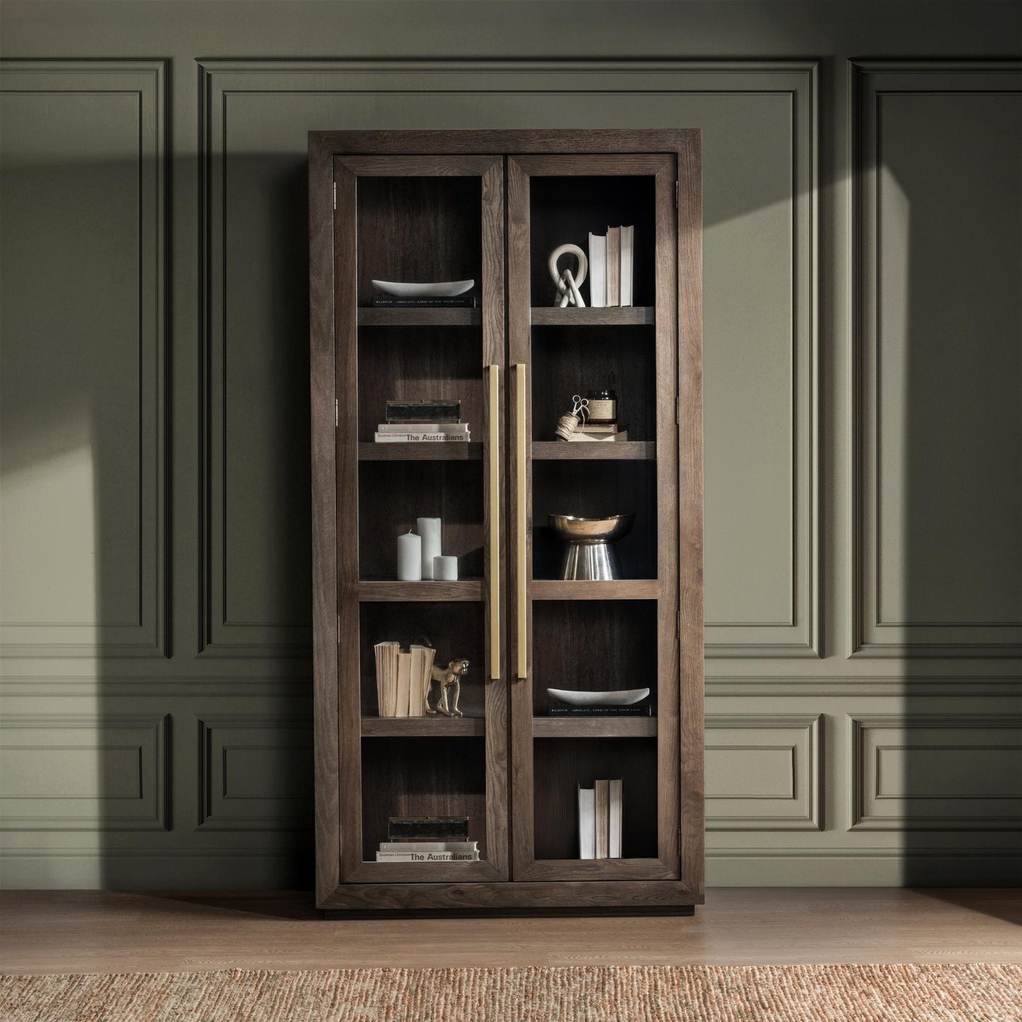 Bradley Tall Cabinet - Landmark Brown