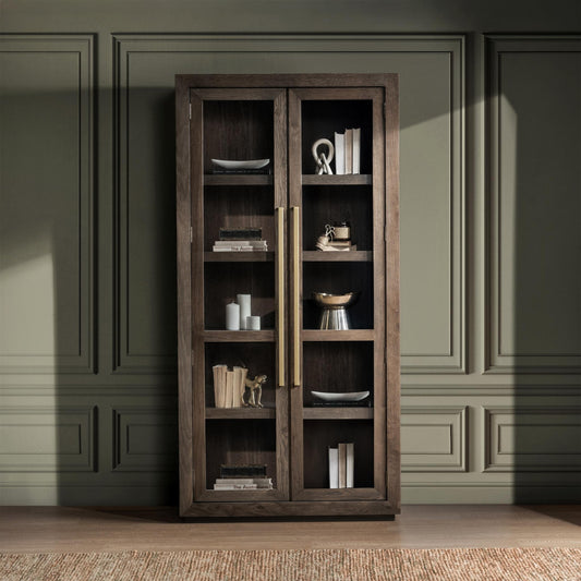 Bradley Tall Cabinet - Landmark Brown