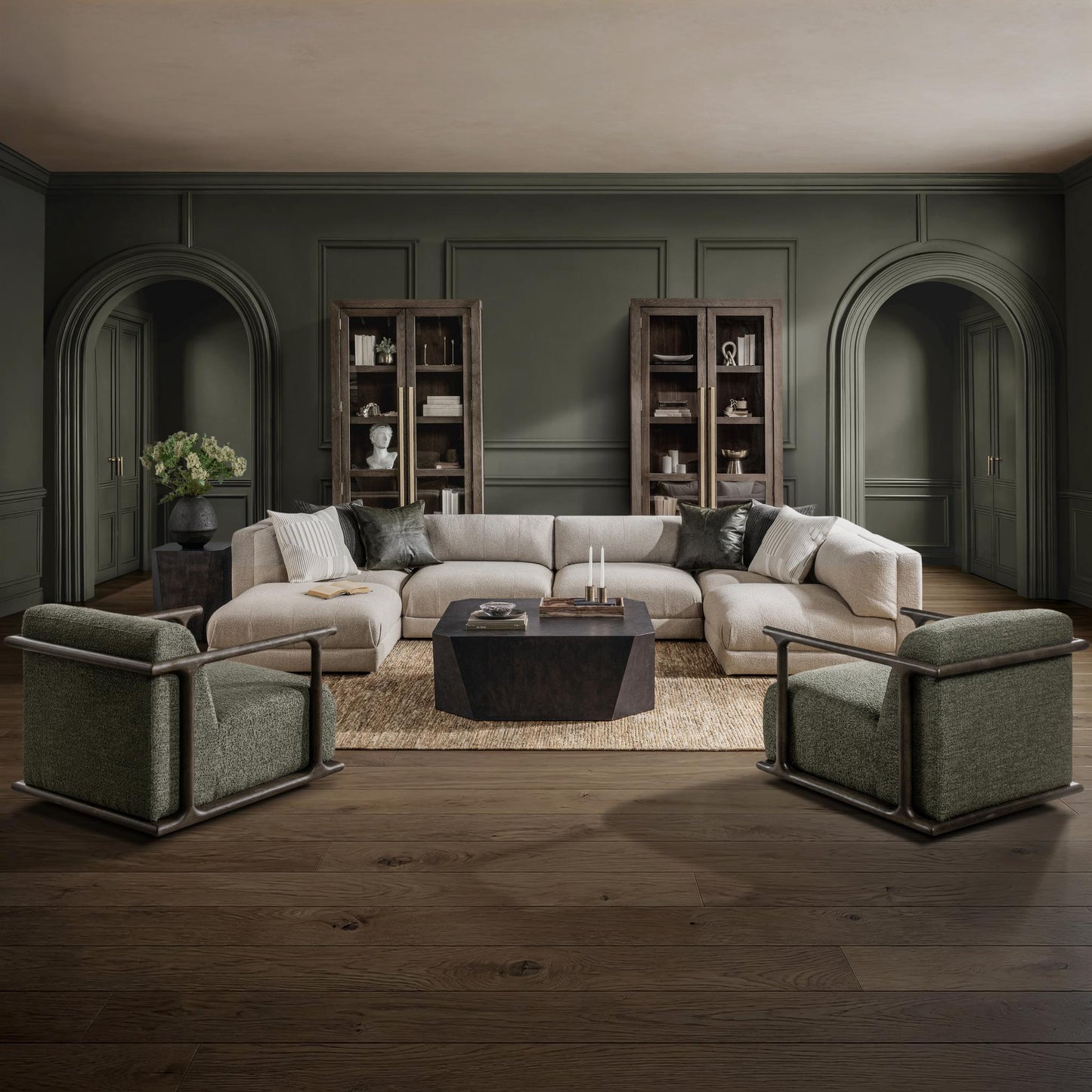 Bradley Tall Cabinet - Landmark Brown