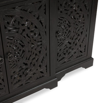 Harmony 4 Door Cabinet - Harvest Walnut