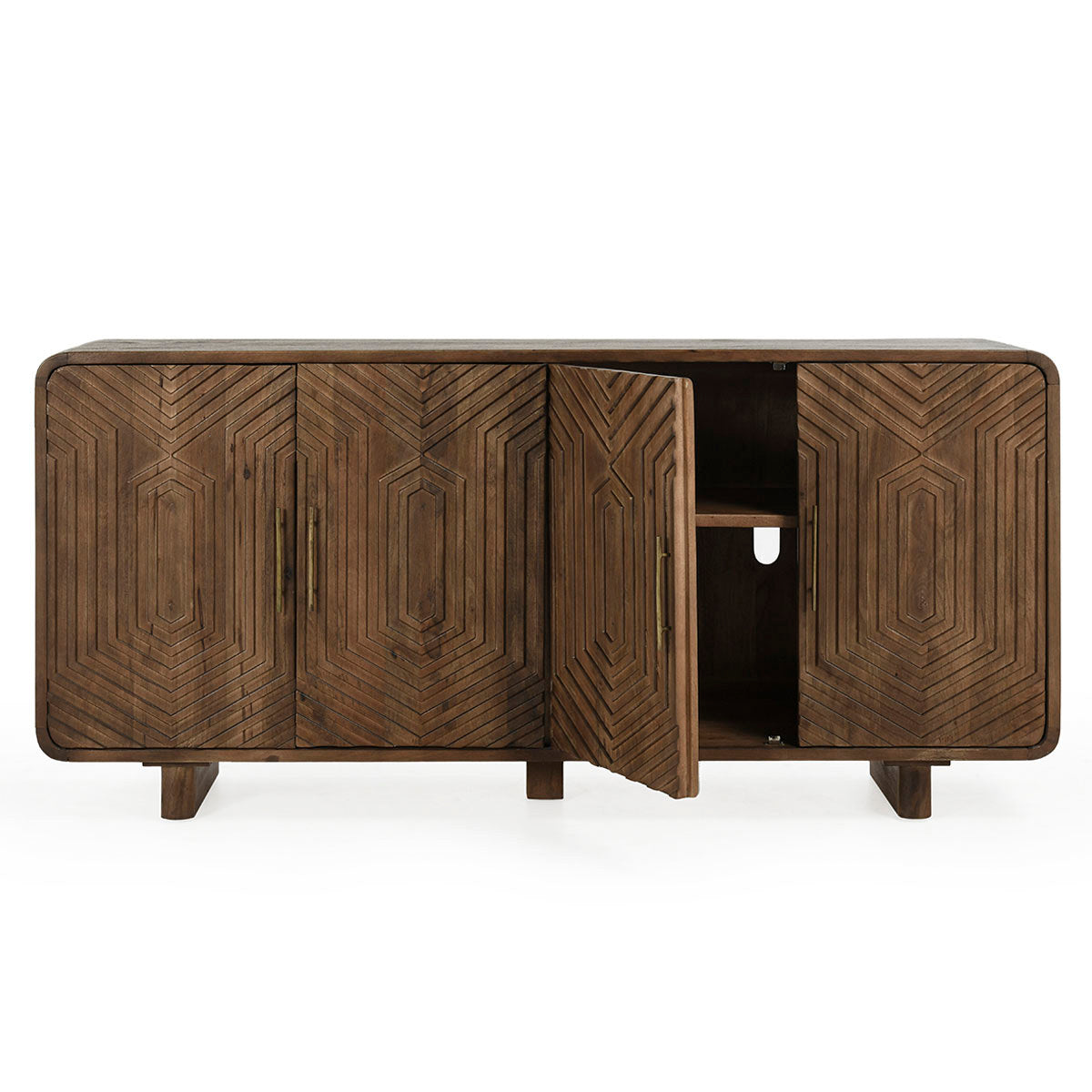 Holmes 4Dr Buffet - Artisan Brown