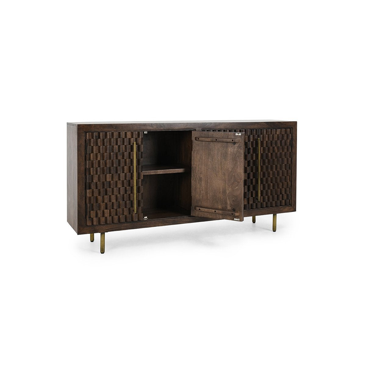 Norwood 4Dr Buffet - Bark Brown